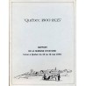 Québec 1800-1835 - Rapport de la semaine d'histoire tenue à Québec du 10 au 16 mai 1976 