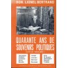 Quarante ans de souvenirs politiques 