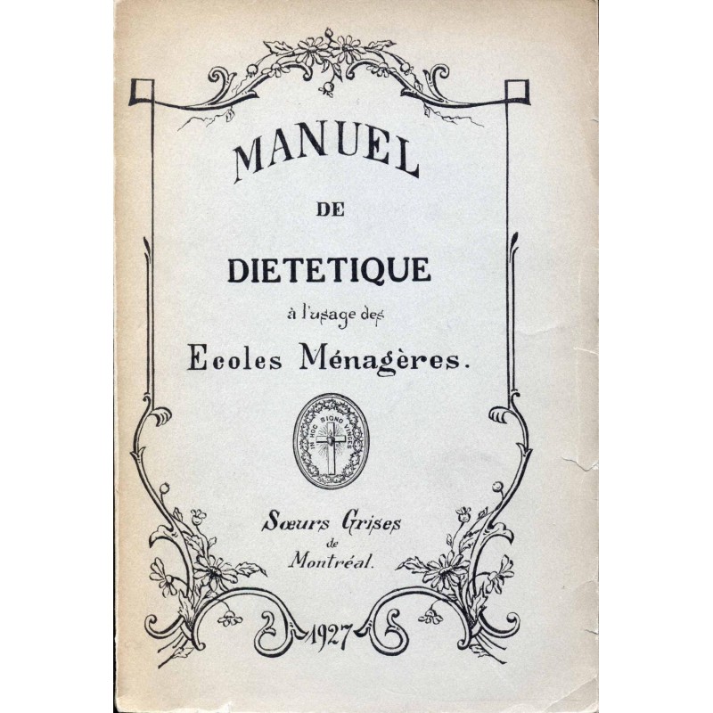 Manuel de diététique à l'usage des Écoles Ménagères 